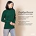 Amazon Essentials Damen Soft Touch Trichterkragen Zopfpullover Grey Heather, Medium