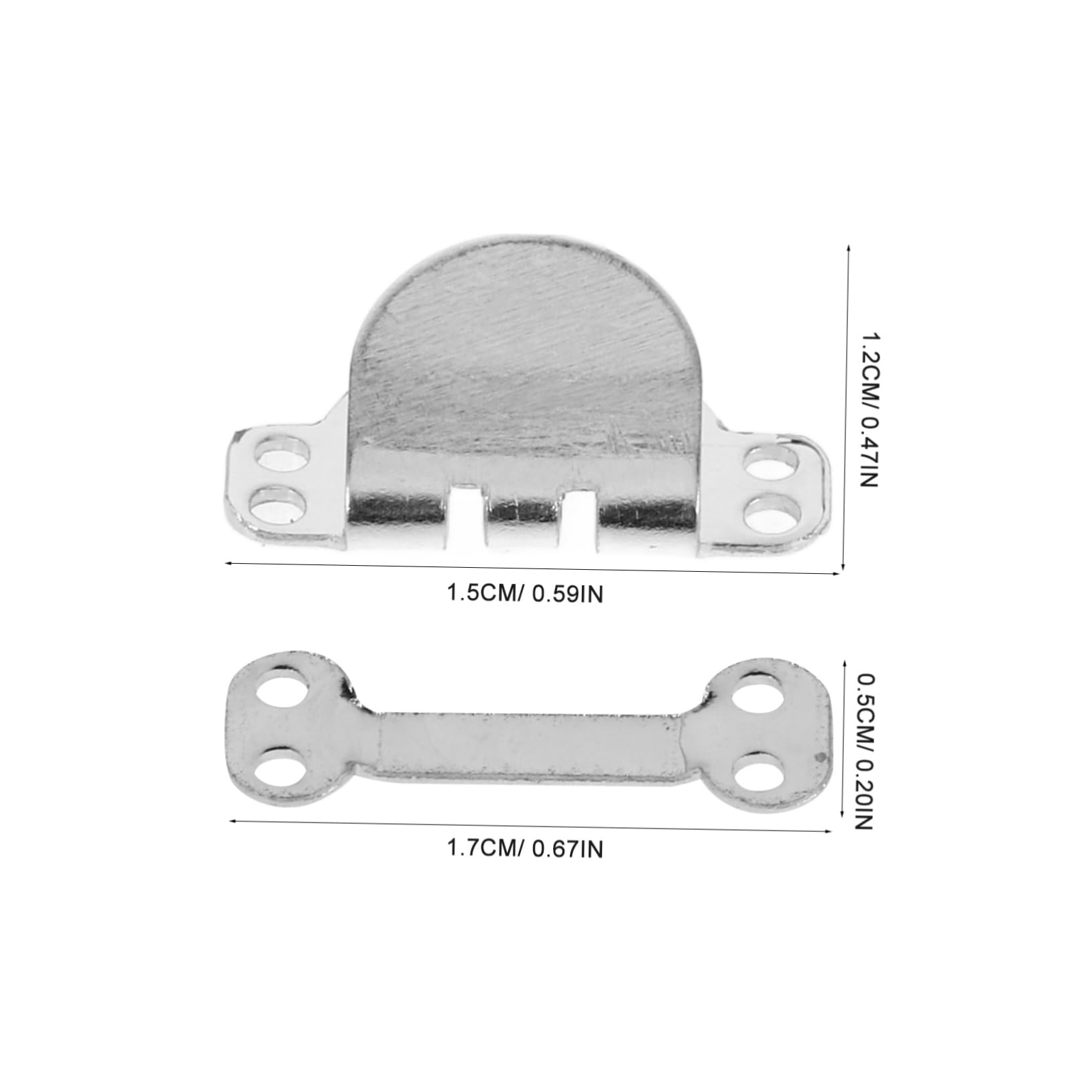 SOLUSTRE 10 Sets Hook and Eye Latch Fasteners for Pants Trousers Hooks Lightweight and Portable Trouser Fasteners for Clothing Business Suits and More