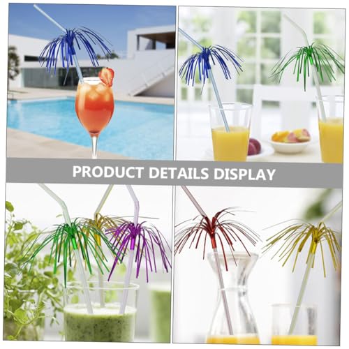 Pitillos plásticos desechables colores surtidos pack de 50 miniatura 3