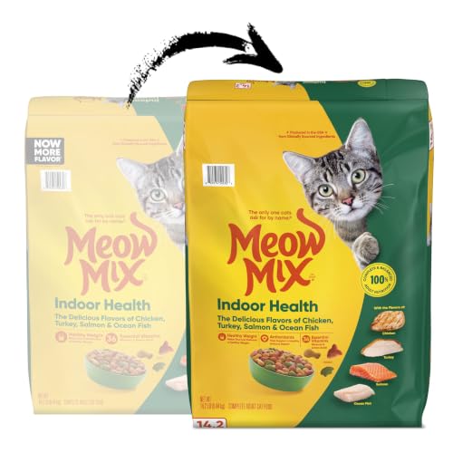 Image of Meow Mix Indoor Health Dry Cat Food, 14.2 Pound Bag