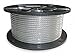 Dayton 2VJK3 Cable, 3/64 In, L250Ft, WLL54Lb, 7x7, Steel
