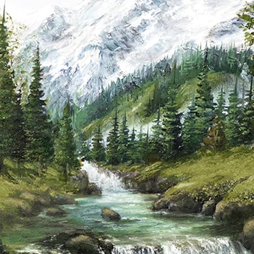 Art mural paysage de campagne TONGYINLI peinture sur toile finition premium avec cadre