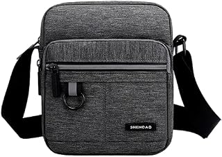Hjkiopc Shoulder bag for Men Crossbody Small Shoulder Bag Portable mobile phone coin bag/Travel Utility Work Practical Handy Mens