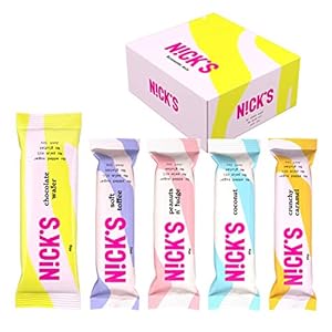 NICKS favoriete mixdoos met verschillende chocoladerepen zonder toegevoegde suiker, glutenvrij |12 bars