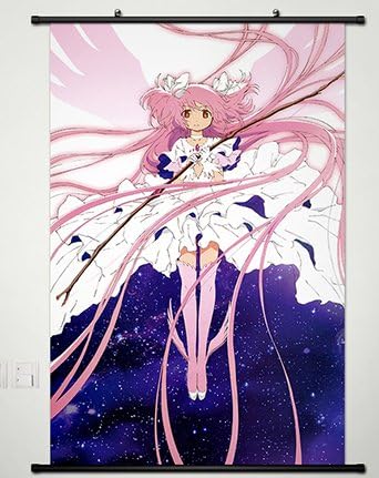 Home Decor Anime Puella Magi Madoka Magica Cosplay Wall Scroll Poster Fabric Painting Kaname Madoka 23.6 X 35.4 Inches-080