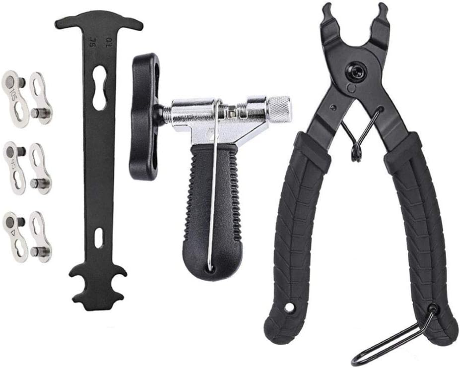 Bike Chain Tool, Universal Bicycle Breaking Repair Tool for 7 8 9 10 11