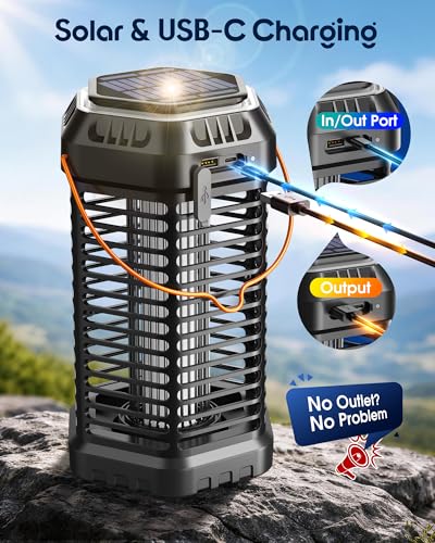 39% Off GTERT Solar Bug Zapper for Outdoor Use - Image 7