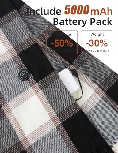 EN'DA professional Heated Scarf for Women Rechargeable with Battery3