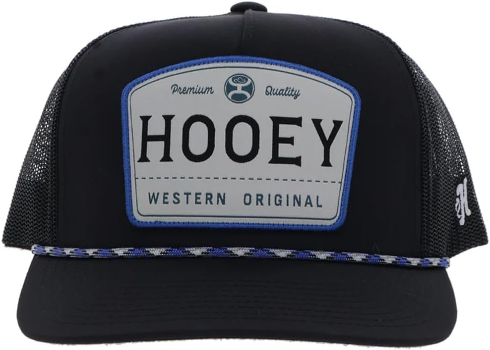 HOOEY Men's Black Trip Cap