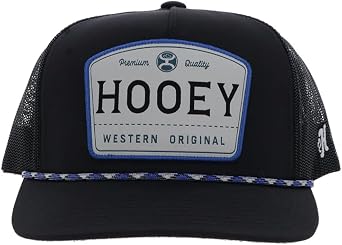 HOOEY Men's Black Trip Cap