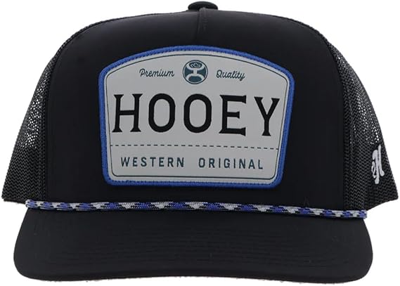 HOOEY Men's Black Trip Cap