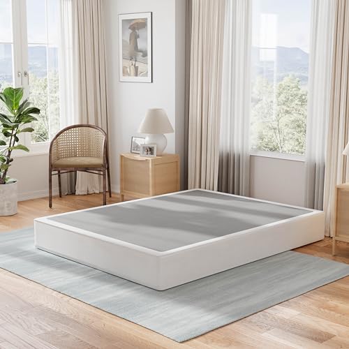 King Box Spring 9 Inch High Profile Strong Metal Frame Mattress Foundation, Quiet Noise-Free,Easy Assembly, 3000lbs Max Weight Capacity