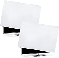 Vista 1 de Sosation 2 fundas de TV para mudanzas, cubierta plana de espuma impermeable y resistente a la intemperie, suministros de protección de 30 x 40