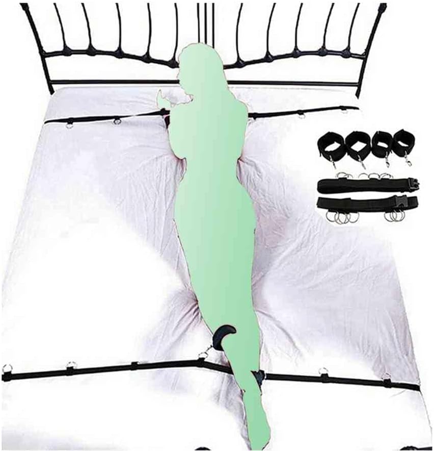 Miniatura 7 de Bed Bonage - Correas de resistencia sexual para adultos, tamaño King, correas de resistencia sexuales para parejas adultas, juegos de regalo sexy,