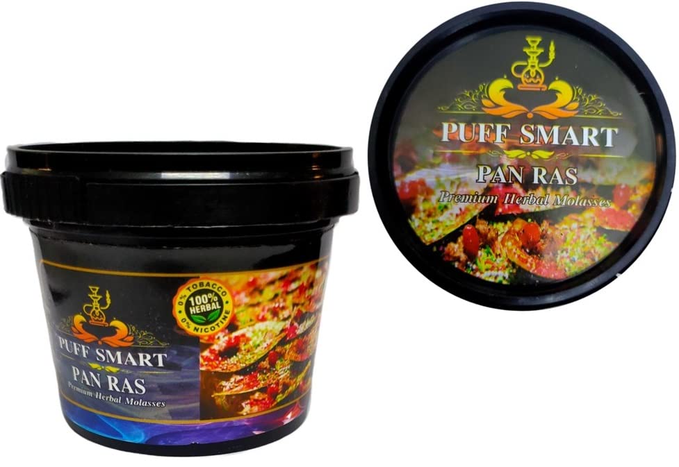 PUFF SMART Premium Herbal Flavor Pan Ras 100G (Pack of 1) (100% Nicotine and Tobacco Free)-image-42