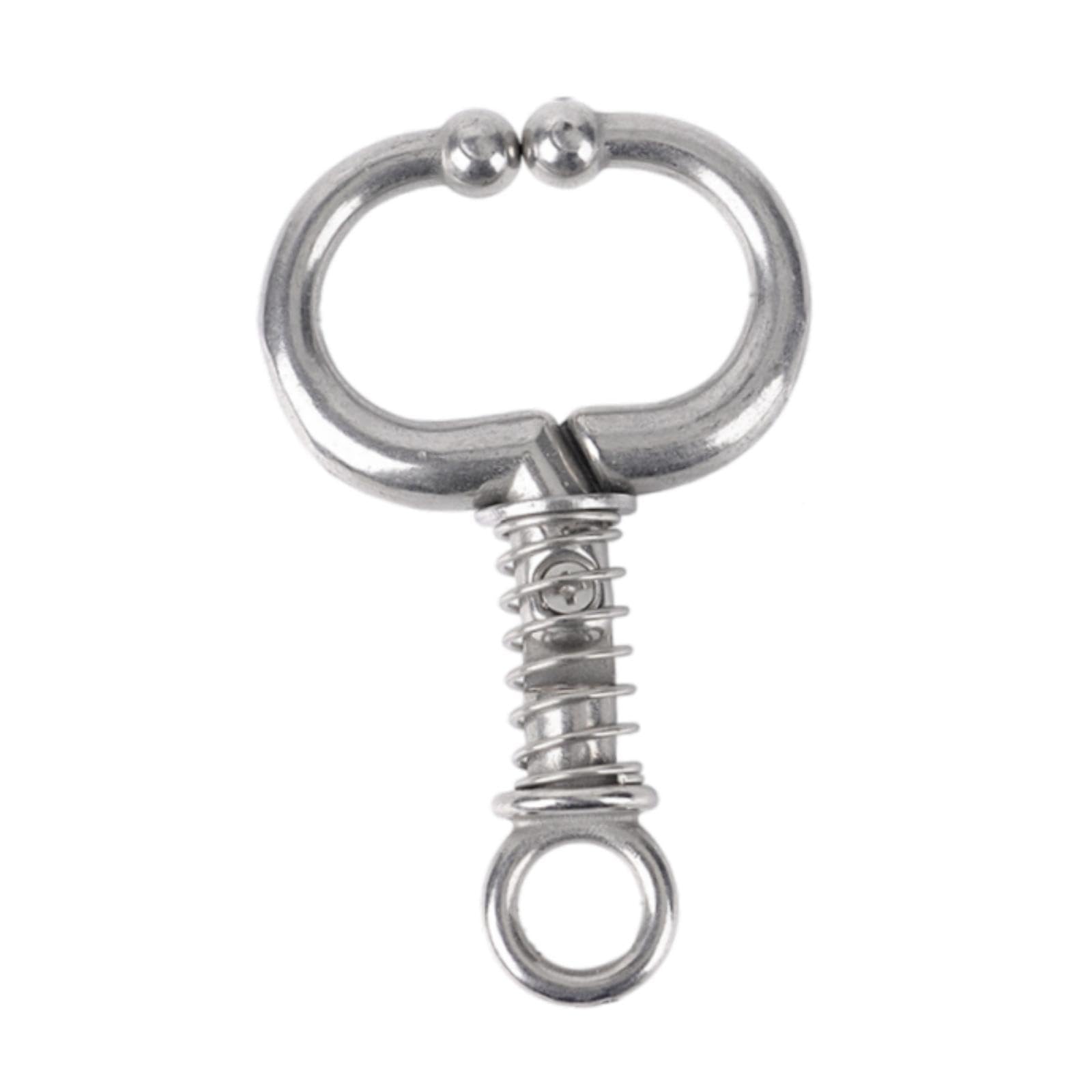 Whtkoph Cattle Bull Nose Ring for Automatic Blocking Animals Caw Nose, 11.7cmx7.3cm