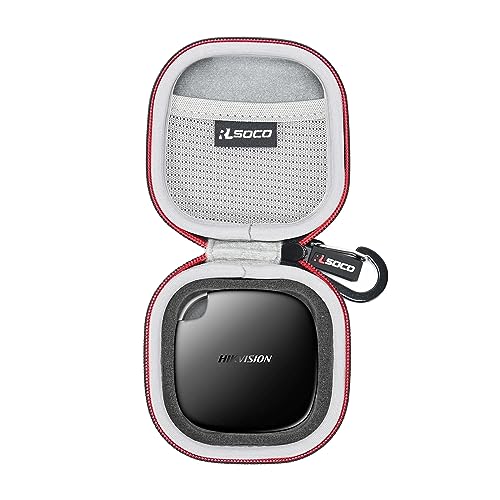 RLSOCO Hard Case for HIKVISION T100I Portable External SSD 1TB/512GB Solid State Disk Hard Drive (Case Only)