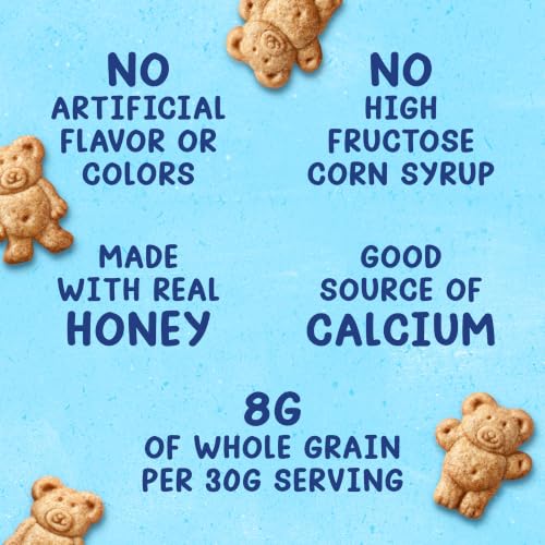 TEDDY GRAHAMS Honey Graham Snacks, 40 Kids Snack Packs (4 Boxes) - image 7
