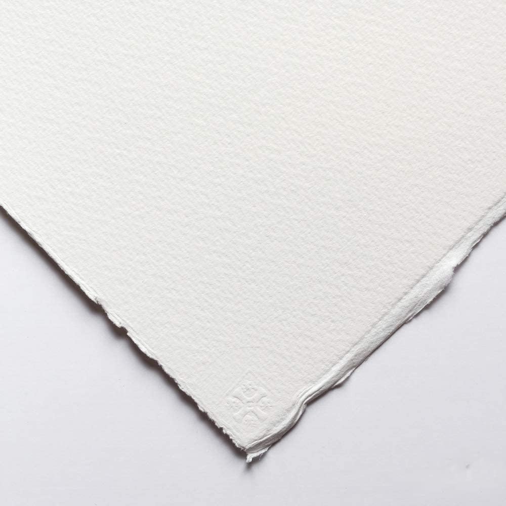 Saunders Waterford : 22x30in : 56x76cm : 640gsm : High White : 10 Sheets : Rough