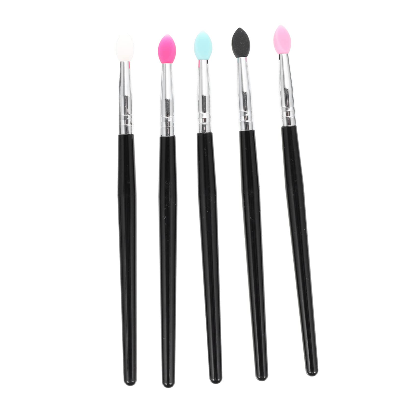 BESTYASH 5Pcs Silicone Eyeshadow Brush Premium Cosmetic Applicators for Eye Makeup and Lip Mask Lightweight Travel Friendly present for Women
