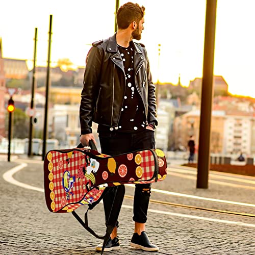 Housse de transport étanche pour guitare avec bandoulière réglable Motif marguerites Jaune, Multicolore 07, 42.9×16.9×4… - Les Beatles, Paul McCartney, John Lennon, RIngo Starr, George Harrison Housse de transport étanche pour guitare avec bandoulière réglable Motif marguerites Jaune, Multicolore 07, 42.9x16.9x4… – Image 7