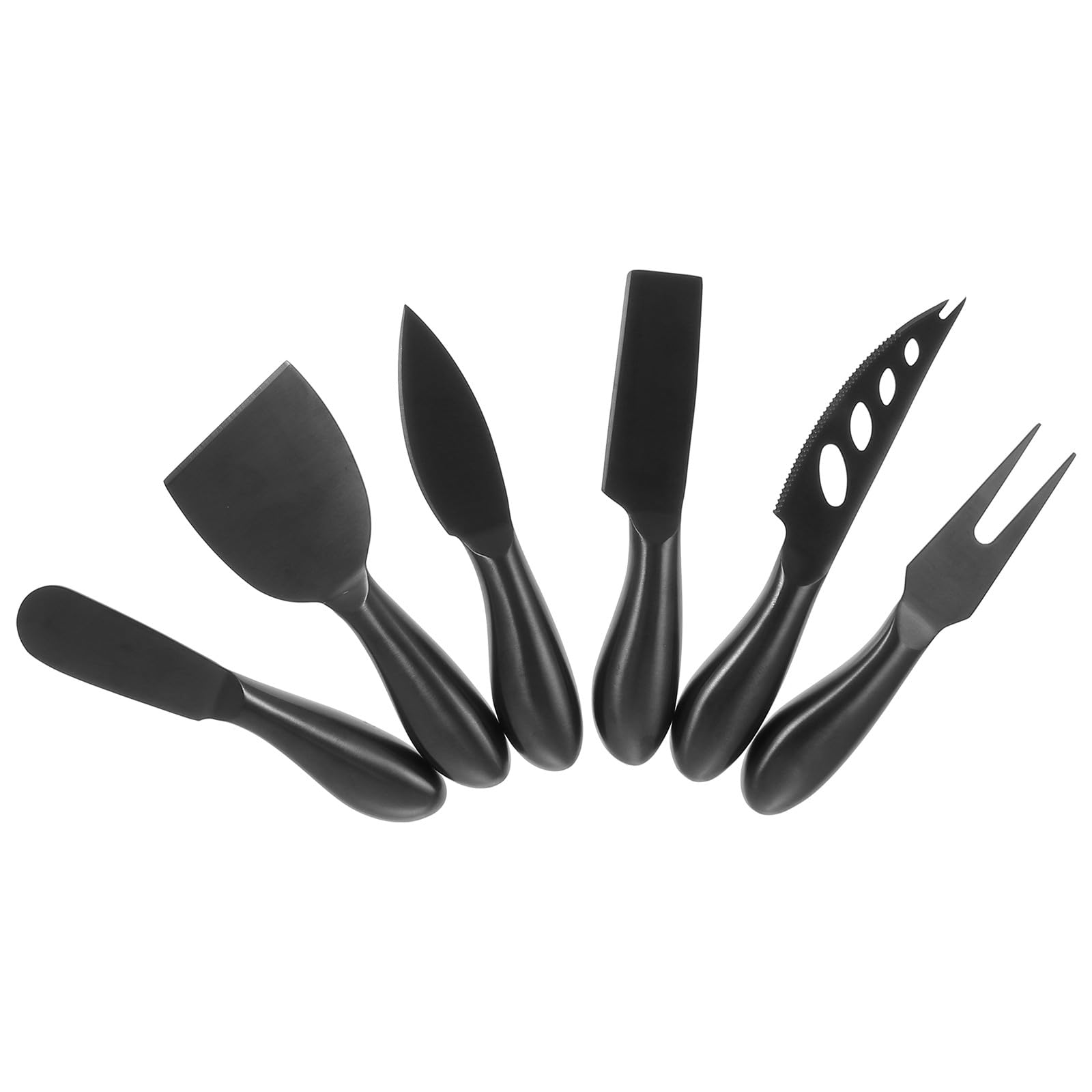 Edelstahl Käsemesser 6 Stück mit Ergonomischem Griff Käseschneider Butterschneider für Küche Restaurant Leicht zu Reinigen Langlebiges Küchengeschirr