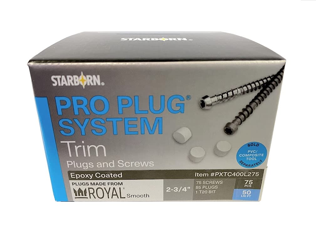 Amazon.com: Pro Plug Kit for PVC Trim - Royal Smooth Trim