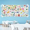 Dvbonike Jumbo End of the School Year Coloring Poster - School’s Out for the Summer DIY Drawing Color-in Paper Blank Art Banner 55.1 x 23.6 Inch Decor, Home Classroom Activity for Kids Party Supplies #5