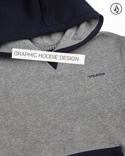 Image of Volcom Boys Hoodie - Long Sleeve Pullover Graphic Hoodie Sweatshirt - Warm Casual Hoodies for Boys (8-20)