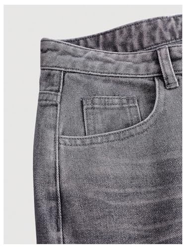 GORGLITTER Girl's Baggy Jeans Vintage High Waisted Wide Leg Denim Pants with Pockets3