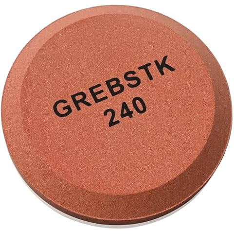 GREBSTK Dual Axe Sharpener Stone for Sharpening Hatchet Tool Knives and Garden Blades 240/600 Cover