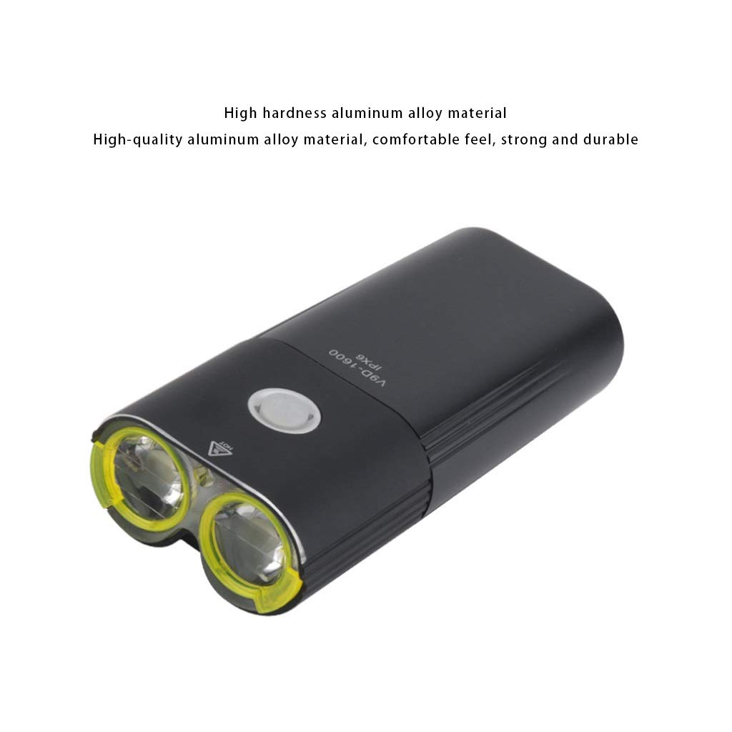 JSY Lampy rowerowe latarka odblaskowa ładowanie USB górskie oświetlenie roweru akcesoria do jazdy konnej