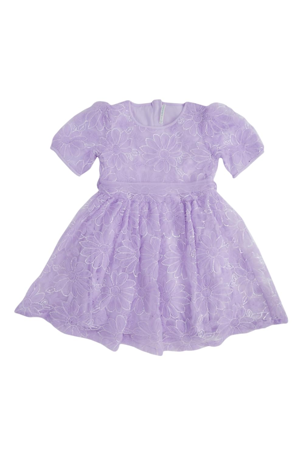 Pantaloons Junior Girl's Cotton Classic Knee-Length Dress-image-6