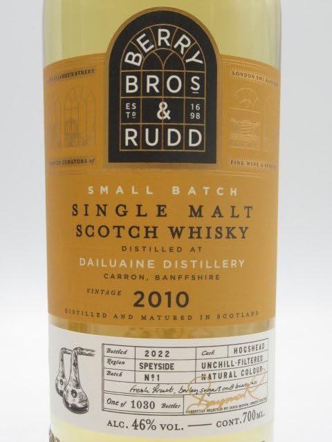 飲料・酒 BERRY BROS & RUDD シングルモルトウイスキー 2010年