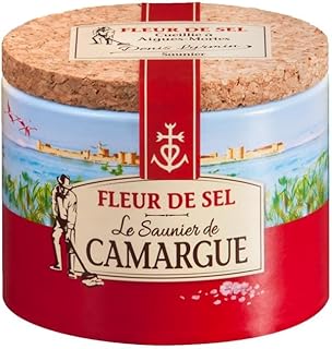 SAUNIER DE CAMARGUE: Fleur de Sel de Qualité Supérieure 125g Fine Récolte Artisanale des Marais Salants Essentiel Épicerie Salée: Huiles, Ép - Le Lot De 3
