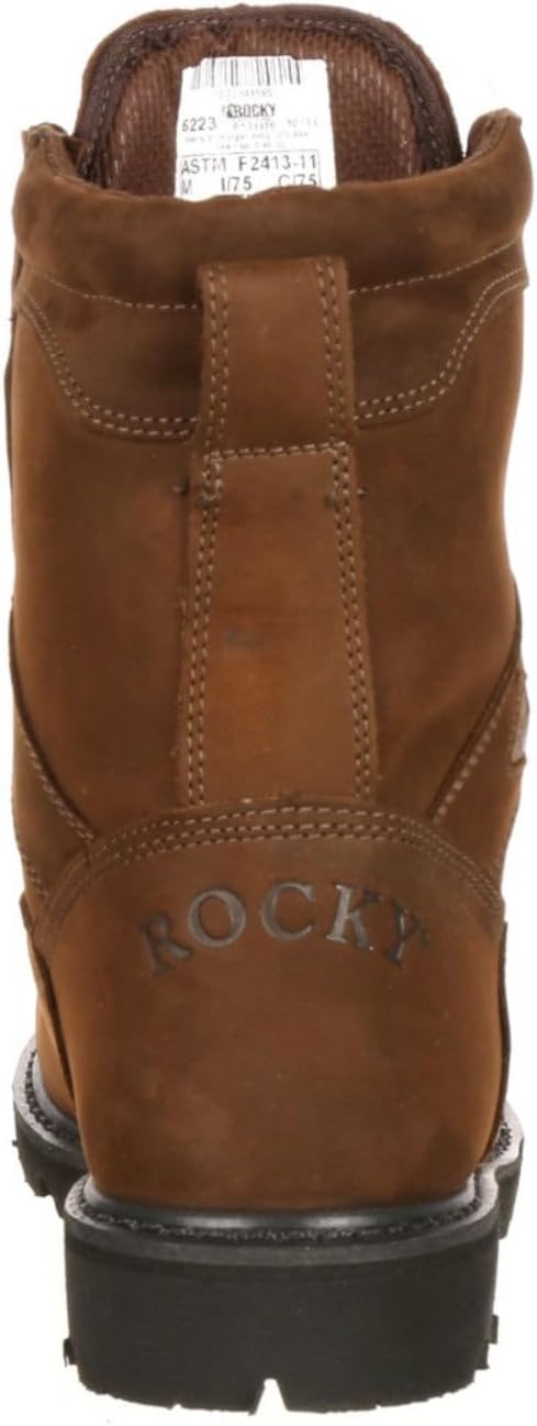 ROCKY Men's Ranger Steel Toe GORE-TEX Waterproof Insulated Work Boots