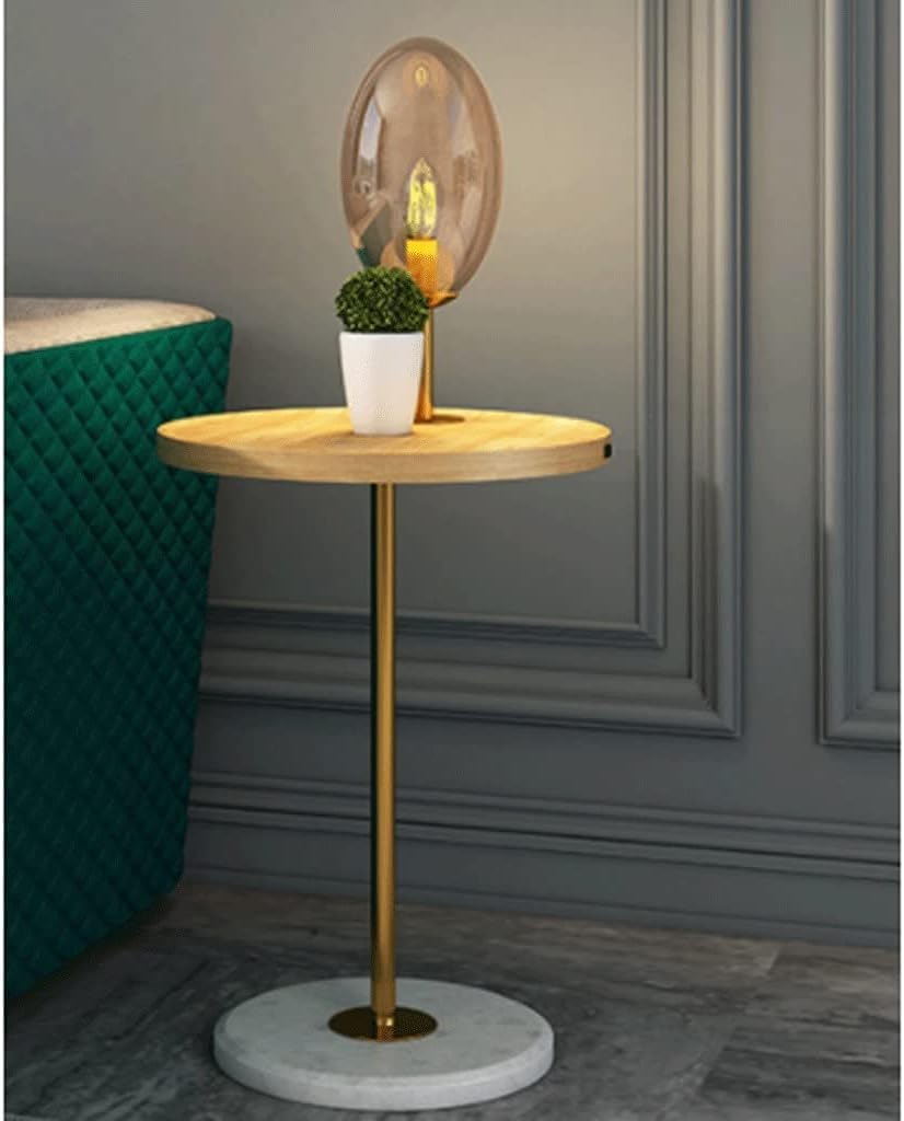 Lampa podłogowa do ładowania USB z półką - nowoczesne światło do sypialni i salonu, kreatywne bezprzewodowe ładowanie przy łóżku, funkcjonalna dekoracja domu