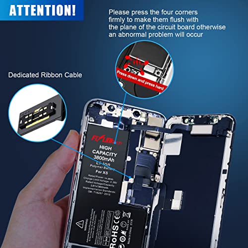 Batteria per iPhone XS Alta Capacità 3800mAh