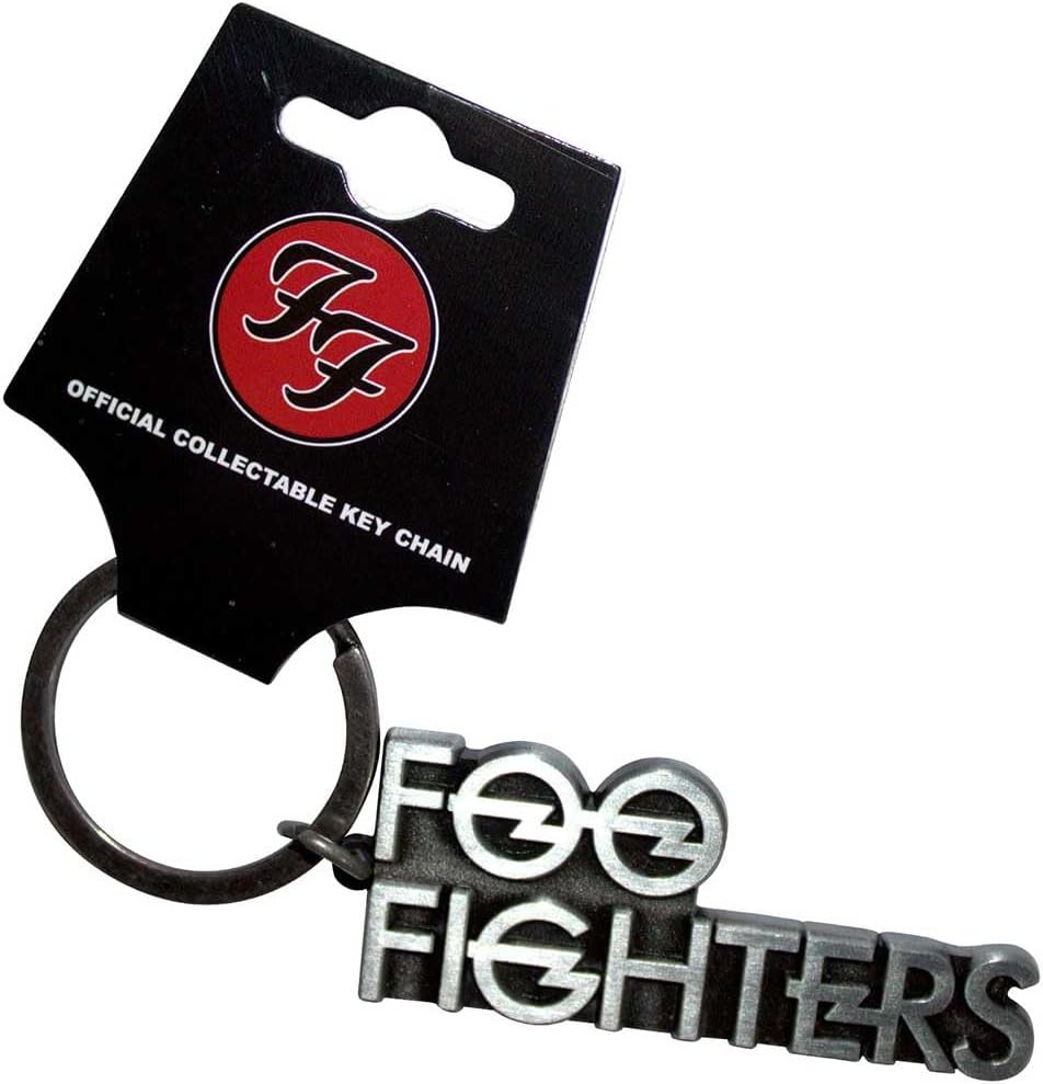 Rock Off officially licensed products Foo Fighters Stacked Logo Metal Key Chain
