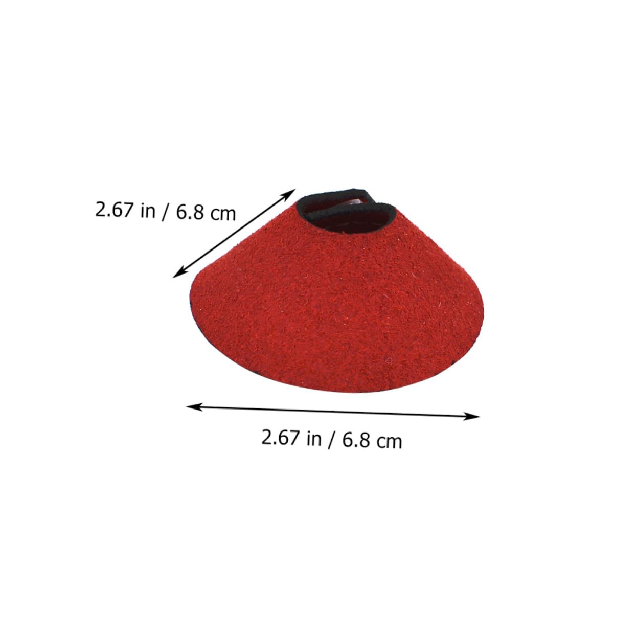 VANZACK 2sets Pet Parrot Collar Bird Collar Scratch Cone Red Recovery Neck Wear 2pcs*2