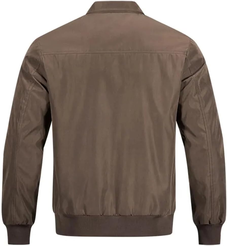 Men's Outdoor Sports Jacket Lapel Fishing Trekking Camping Hunting Casual Lightweight Coat Spring