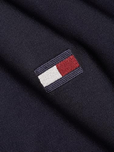 Tommy Hilfiger Herren Poloshirt Kurzarm Regular Fit, Blau (Desert Sky), S – Ansicht 4