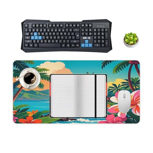 Hello Hawaii Desk Pad Large Office Desk Mat 30x60 cm miniatura 4
