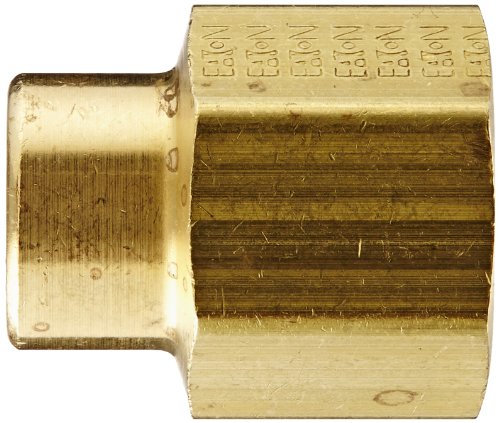 Image of Eaton Weatherhead 3300X4X2 Brass CA360 Fitting, Reducing Coupling, 1 /4 inch x 1 /8 inch NPT Female