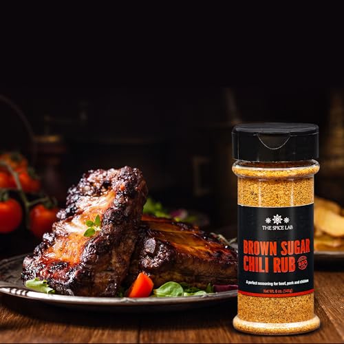 Image of 4 Shaker Jars BBQ Gift Box Set of Premium Grilling Seasonings - Ultimate BBQ Accessories Set, a Must for every grill - Our Gourmet Grilling set of BBQ Seasonings for Pork, Beef, Chicken, and Vegetables. Good for all Around Cooking & Air Fryers - Great Gift for Men or a Gift for Dad. (Premium Gift Box) By The Spice Lab