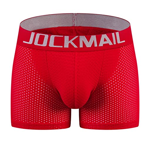 JOCKMAIL Mens Underwear Boxer Mens Padded Boxers Shorts Mesh Breathable Hips Enhancing Mens Boxers with Removable Cup3