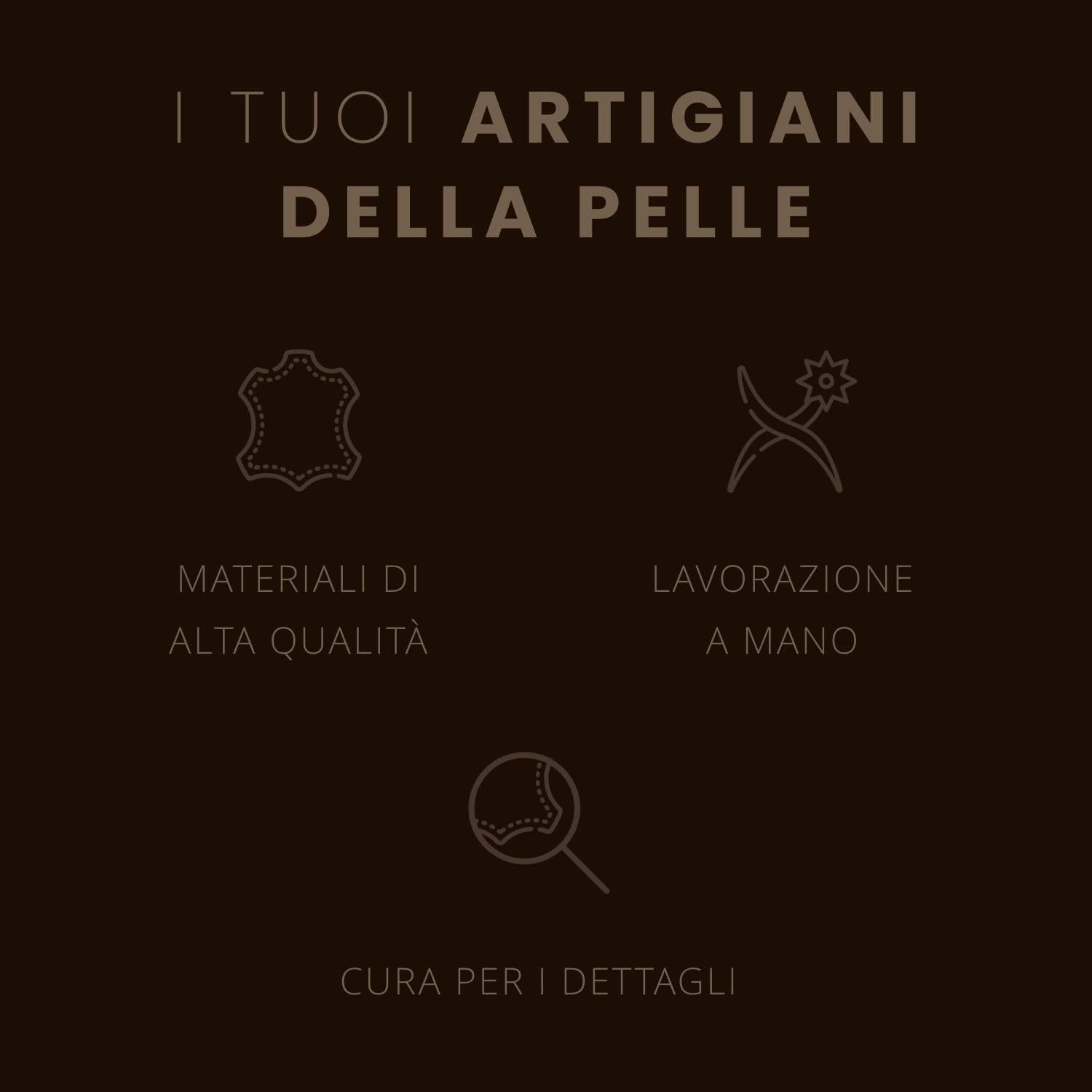 Set da Scrivania 6 Pezzi Pelle Pieno Fiore Fatto a Mano in Italia Nero