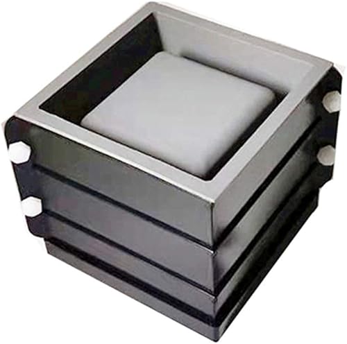 Molde de silicona grande para macetas de hormigón cuadrado de 6 pulgadas, molde de silicona para suculentas, molde de silicona casero para