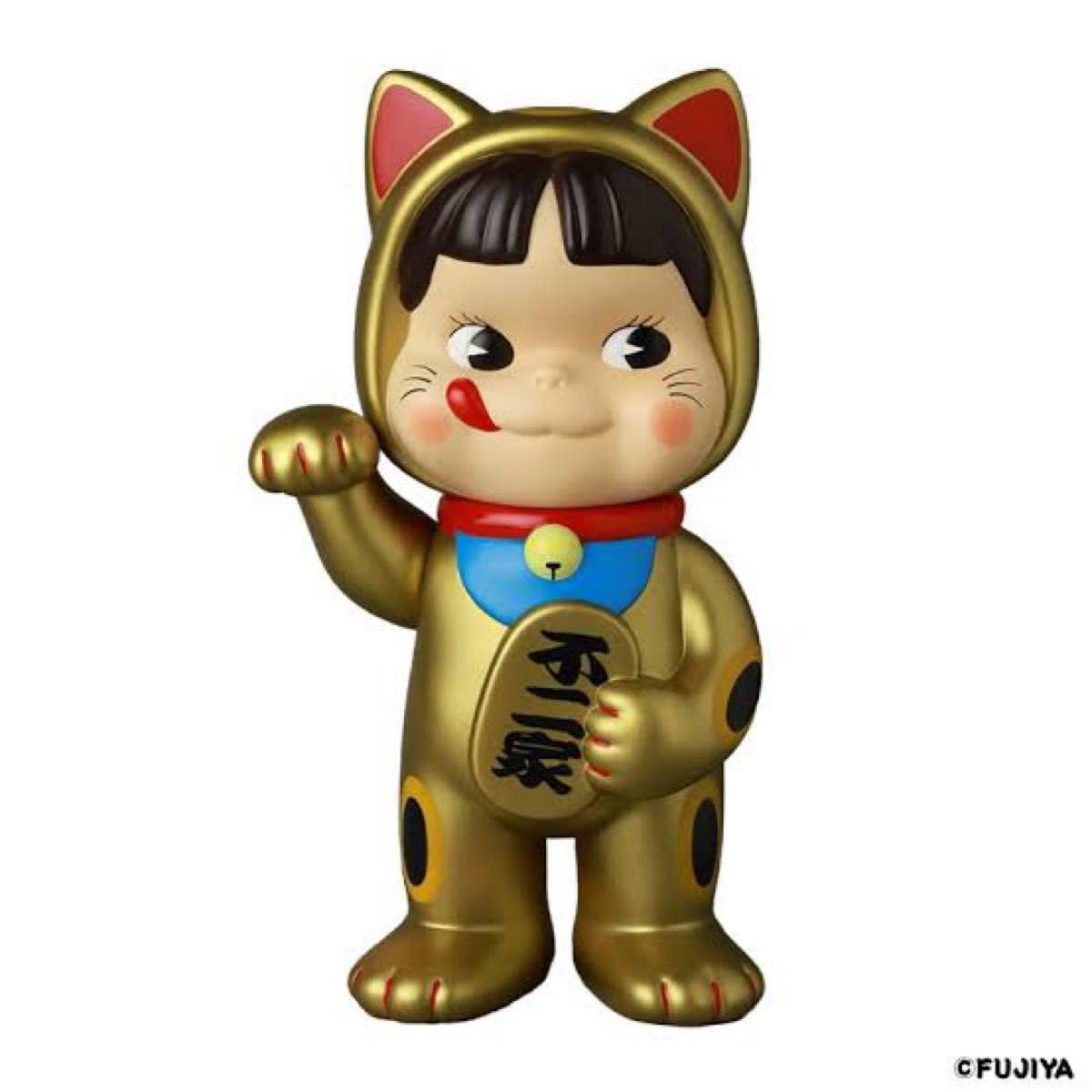 Amazon.co.jp: 不二家ソフビ 招き猫ペコちゃん 金塗装 不二家