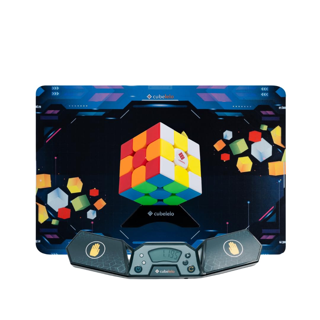 Cubelelo 3M 3x3 Magnetic Speed Cube with Timer & Mat Combo | Fast & Smooth Magnetic Puzzle for Speedcubing | Complete Set for Speed Solvers (B0DG5XXTLG) Amazon Price History, Amazon Price Tracker